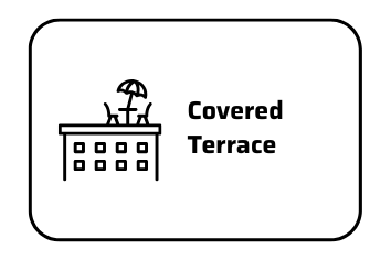 An Icon regarding covered terrace