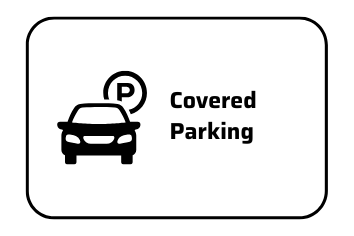 Icon portraying the covered parking feature