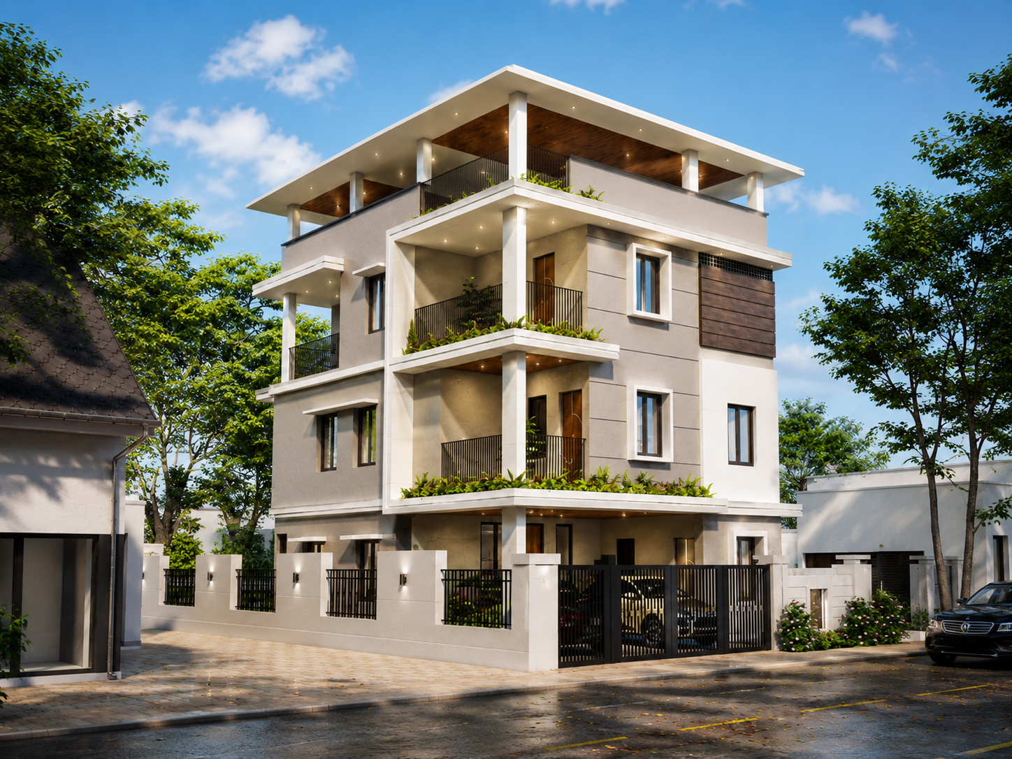 MS Developers City Villa 1 luxury villa in Mangalore